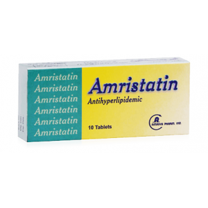 Amristatin 40 mg ( Simvastatin ) 10 film-coated tablets